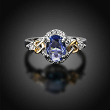 Load image into Gallery viewer, Alloy Engagement Ring with Crystal